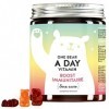 Bears with Benefits One Bear A Day Immun Boost Oursons En Gélatine Sans Sucre - Complexe Multivitaminé à Forte Dose Pour Syst