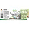 Fairvital | Zinc + Histidine + Vitamine C - pendant 3 mois - avec 300mg de Vitamine C, 10mg de Zinc & 100mg de Histidine par 