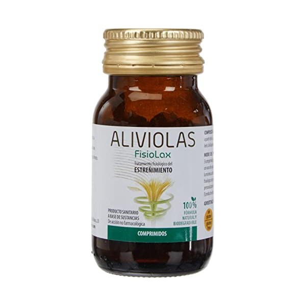 Aboca Reliviolas Physiolax, complément alimentaire, transit intestinal, 100% naturel, 90 comprimés, blanc, 90 unité, 40 gramm