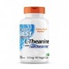 Doctors Best, L-Théanine avec Suntheanine, 150 mg, 90 Capsules végétaliennes, Testé en Laboratoire, Sans Soja, Sans Gluten, 