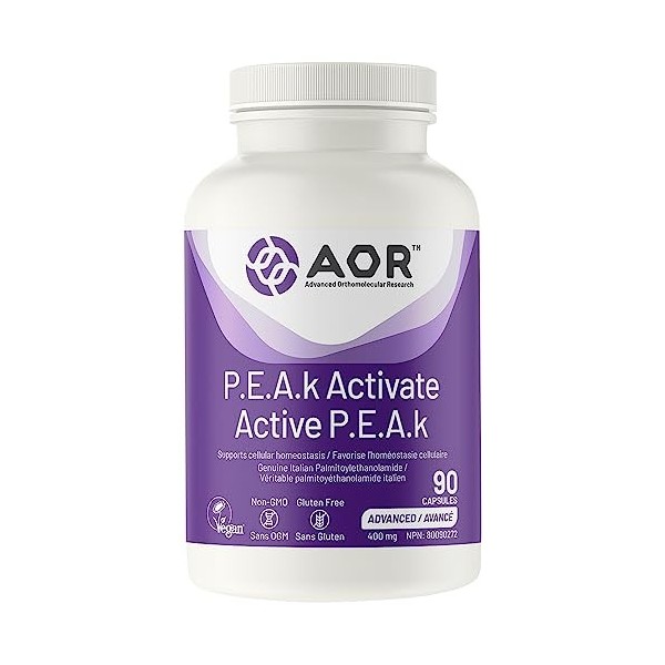 AOR - P.E.A Activate 400 mg 90s Capsules - Supports Cellular Homeostasis