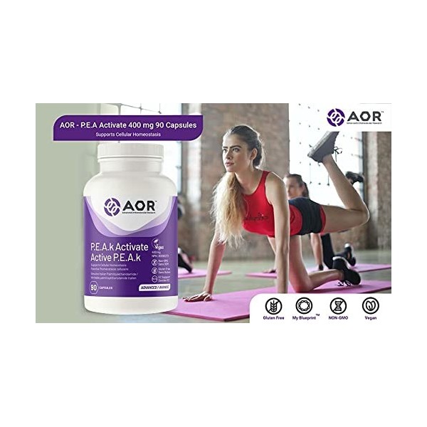 AOR - P.E.A Activate 400 mg 90s Capsules - Supports Cellular Homeostasis