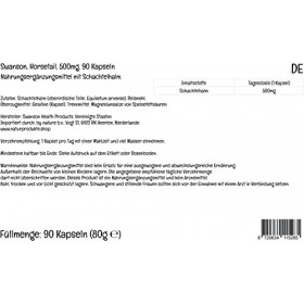 Swanson, Horsetail Prêle , 500mg, 90 Capsules, Hautement Dosé, Testé en Laboratoire, Sans Soja, Sans Gluten, Sans OGM