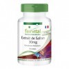 Fairvital | Extrait de Safran 30mg - 90 capsules avec acide pantothénique, vitamine B6 et vitamine B12 - cure de 3 mois - Vég