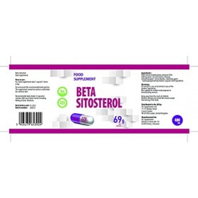 Bêta-sitostérol 400mg 120 gélules végétales à forte dose, soutient la santé de la prostate, réduit la fréquence des mictions 