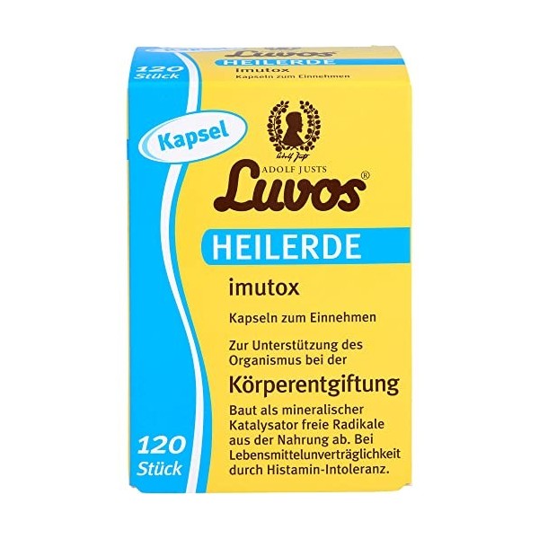 Luvos Heilerde imutox Kapseln Körperentgiftung, 120 pc Capsules