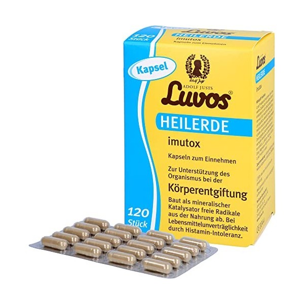 Luvos Heilerde imutox Kapseln Körperentgiftung, 120 pc Capsules