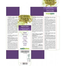 Fenouil Foeniculum vulgare fruits Teinture Mère sans alcool Naturalma | Extrait liquide gouttes 120 ml | Complément aliment