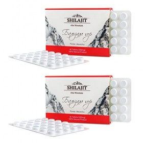 Altai Shilajit 120 pièces "Mountain Balsam" 200mg Acide fulvique pur à 100% dorigine Altaï-Sibérienne