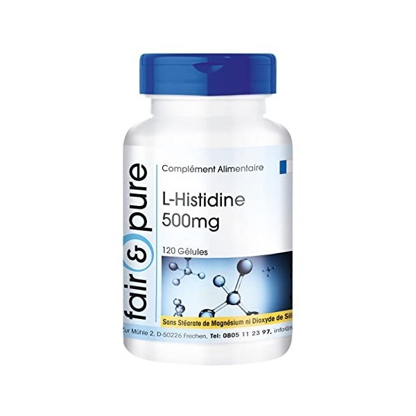 Fair & Pure® - L-Histidine 500mg - végan - 120 gélules