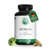 Broccoli 180 capsules de 550 mg - Production allemande - 13% de sulforaphane 71mg - 100% végétalien et sans additifs - st