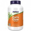 Now Foods, Cats Claw Écorce de Griffe de Chat , 500 mg, 250 Capsules végétales, Testé en Laboratoire, Végétarien, Sans Glut