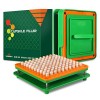 WANANFU Machine de remplissage de capsules de taille 00, 100 trous, utiliser avec des capsules vides de gélatine ou végétarie