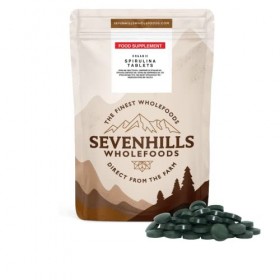 Sevenhills Wholefoods Comprimés Tablettes De Spiruline Bio 2000 x 500mg, 1kg