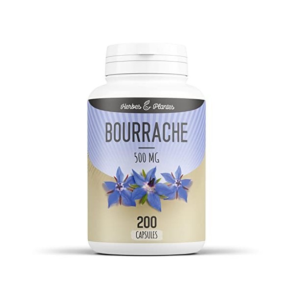 Herbes Et Plantes Bourrache 200 Capsules 500 mg