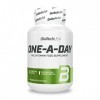 BioTechUSA One-A-Day Multivitamine, Complément alimentaire sous forme de comprimés, contenant des vitamines et des substances