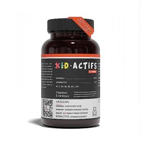 ARAGAN - Synactifs - Kidactifs - Complément Alimentaire Vitalité et Croissance Enfant - Complexe de 10 vitamines et minéraux 