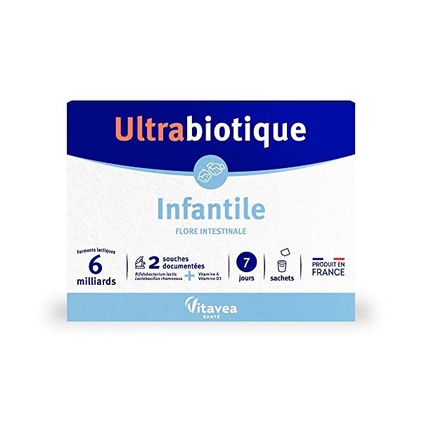 Nutrisanté Ultrabiotique Infantile Multi-Vitamines/Minéraux 7 Sachets