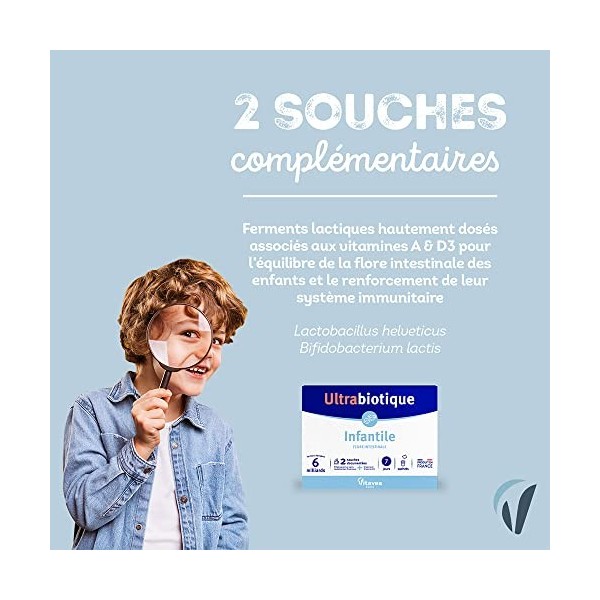 Nutrisanté Ultrabiotique Infantile Multi-Vitamines/Minéraux 7 Sachets