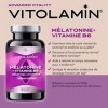 MÉLATONINE + VITAMINE B6 | VITOLAMIN® | 150 COMPRIMÉS | Aide à sendormir et à éviter les insomnies en favorisant un repos lo