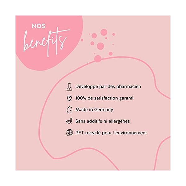 Bears with Benefits Ah-Mazing Multi-Vitamine Cheveux avec Biotine sans Sucre 60 Unités