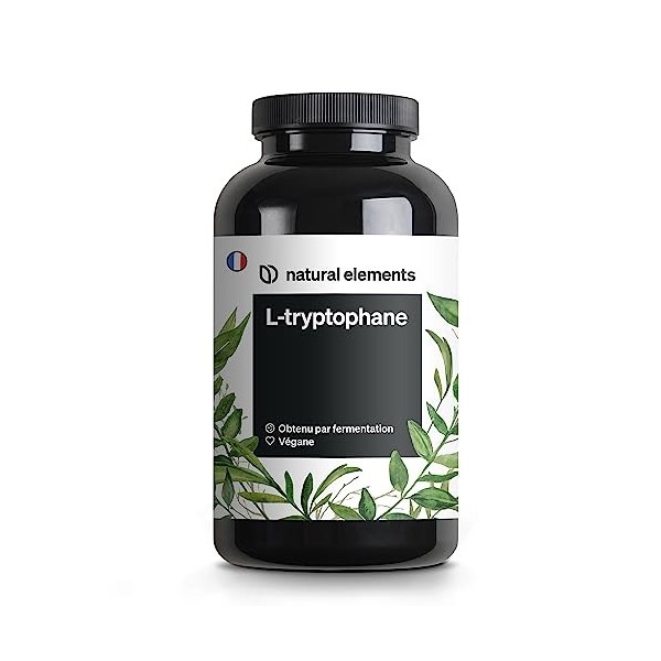 L-Tryptophane 500mg par Capsule – 240 Capsules 8 mois dapprovisionnement – Supplément pour Améliorer la Qualité de Sommeil