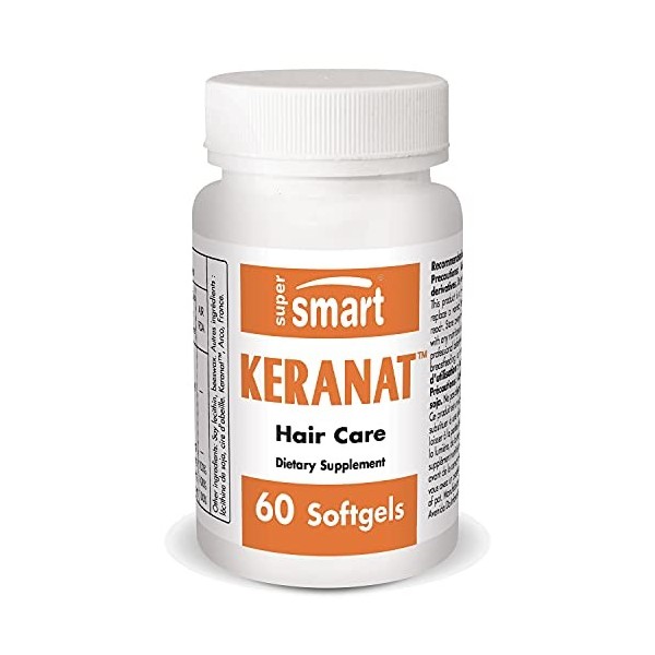 Keranat ™ - Santé des Cheveux et du Cuir Chevelu - Anti-Chute - Enrichi en Zinc et en Biotine Vitamine B8 - Aide à Mainteni