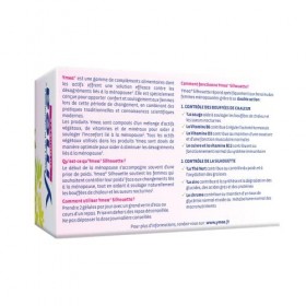 Ymea Silhouette - Complément Alimentaire ménopause - actifs végétaux, vitamines et minéraux - contrôle des bouffées de chaleu
