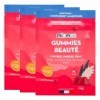 mium LAB - x3 Compléments Alimentaire Beauté en Doypack - Gummies Pousse Cheveux - Arôme Naturel et Végan - 42 Gommes de Frui