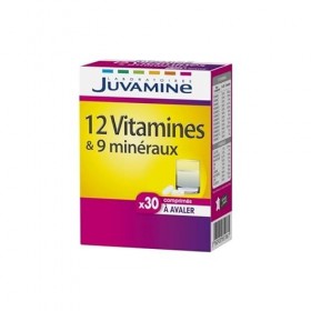 JUVAMINE - Complément Alimentaire 27g - Une nouvelle formule puissante avec 12 vitamines et 9 minéraux essentiels à découvrir