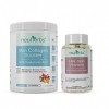 Green Velly Indian Neuherbs Plant Based Skin Collagen Booster- 210 G and Hair-Skin Vitamins with Biotin- 60 Capsules - Combo 