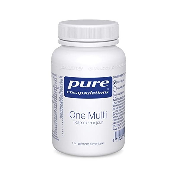 Pure Encapsulations - Multivitamines et Minéraux One Multi - Vitamines A, B, C, D, E et K - Multi-Vitamines Homme et Femme - 