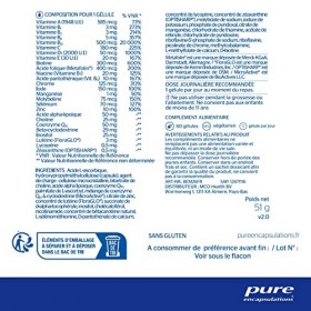 Pure Encapsulations - Multivitamines et Minéraux One Multi - Vitamines A, B, C, D, E et K - Multi-Vitamines Homme et Femme - 