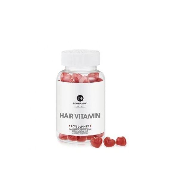 Myriam K - Red love gummies - Hair vitamin - 60 gummies