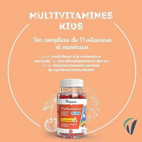 Vitavea - Multivitamines Kids Gummies - Complément Alimentaire Croissance Défenses Naturelles - Vitamine C, Vitamine D, Iode,