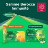 Berocca Immunité Défense Gélules Végétales, Vitamines D, B6, B9, B12, Zinc, Echinacée et souche microbiotique, 2 Packs 56 gél