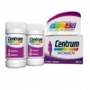 Centrum Women Multi Vitamines et Minéraux, 13 Vitamines et 10 Minéraux, Complément Alimentaire, pour Femme, lot de 2x30 Compr