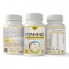 SUPER VITAMINES • 19 MICRO-NUTRIMENTS ESSENTIELS • Formes BIO-DISPONIBLES • Pour homme et femme • MADE IN FRANCE • Pour 2 MOI