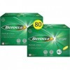 Berocca Energie Comprimés à Avaler Vitamine C, B3, B5, B1, B12, Magnésium, Zinc, 2 Pack de 40 comprimés