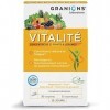 GRANIONS Vitalité - 30 Comprimés - 15 Jours - Complexe Breveté Oxxynea - Gelée Royale, Acérola, Vitamines du groupe B, Vitami