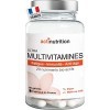 ULTRA Multivitamines | 29 Nutriments Bio-actifs dont Vitamines C & D + Ferments Lactiques | 90 gélules | Pour Vitalité, Immun