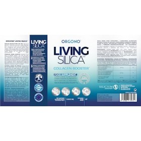Orgono Living Silica Collagen Booster. Complément de Silicium Liquide pour Stimuler la Production de Collagène Natif. Complém