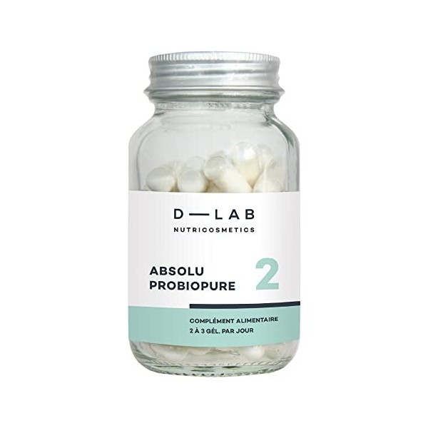 Absolu Probiopure Équilibre de la flore intestinale D-LAB Nutricosmetics 56 Capsules