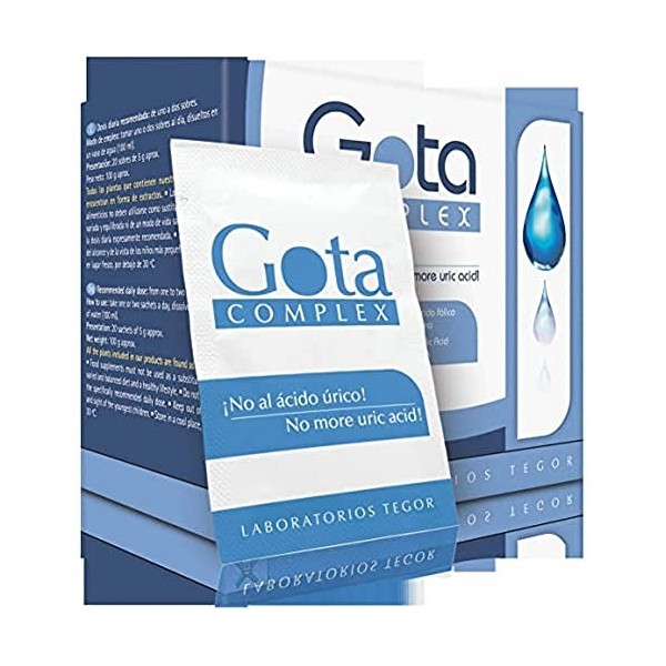 GOTA COMPLEX 20 SOBRES 5 GRAMOS TEGOR