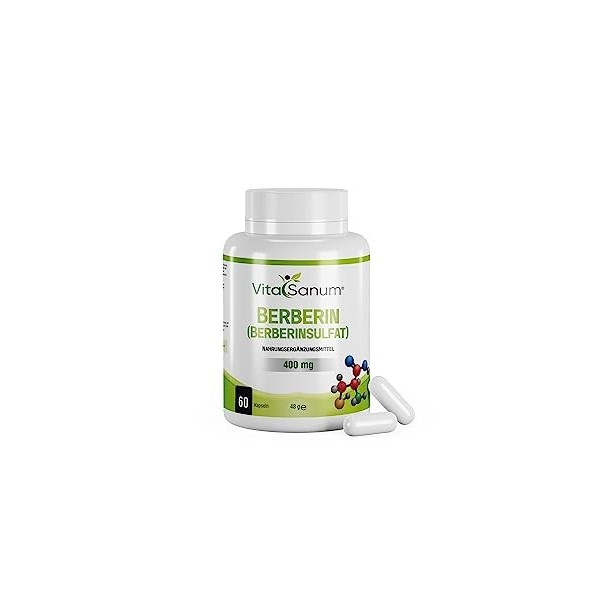 VitaSanum® Berbérine sulfate de berberine 400 mg