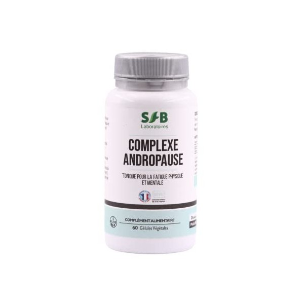 SFB Laboratoires - Complexe Andropause - Contre les Symptômes de lAndropause - Pour Homme - Lutte contre la Fatigue Physique