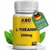 L Théanine Capsules à haute dose de 400 mg par portion pour une meilleure concentration, sommeil et détente | 400 mg x 180 | 