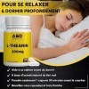 L Théanine Capsules à haute dose de 400 mg par portion pour une meilleure concentration, sommeil et détente | 400 mg x 180 | 