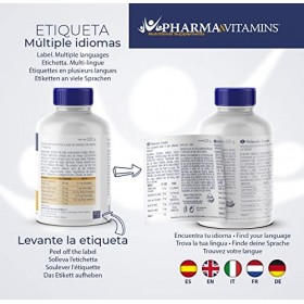 Pharma & Vitamins - Melatonin Complex 1 mg - 450 Comprimés - Convient aux Végétaliens - Aide au Sommeil - Effet Relaxant - av