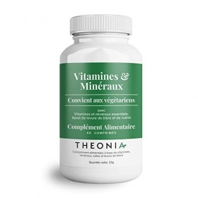 Multivitamine avec 13 ingrédients essentiels de Theonia - Renforce système immunitaire, prévient les carences en vitamines et